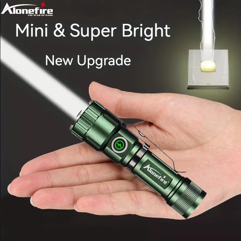 Mini Zoom Flashlight X80 High Bright White Beam Light Rechargeable Pocket Magnet Torch For Outdoor  0