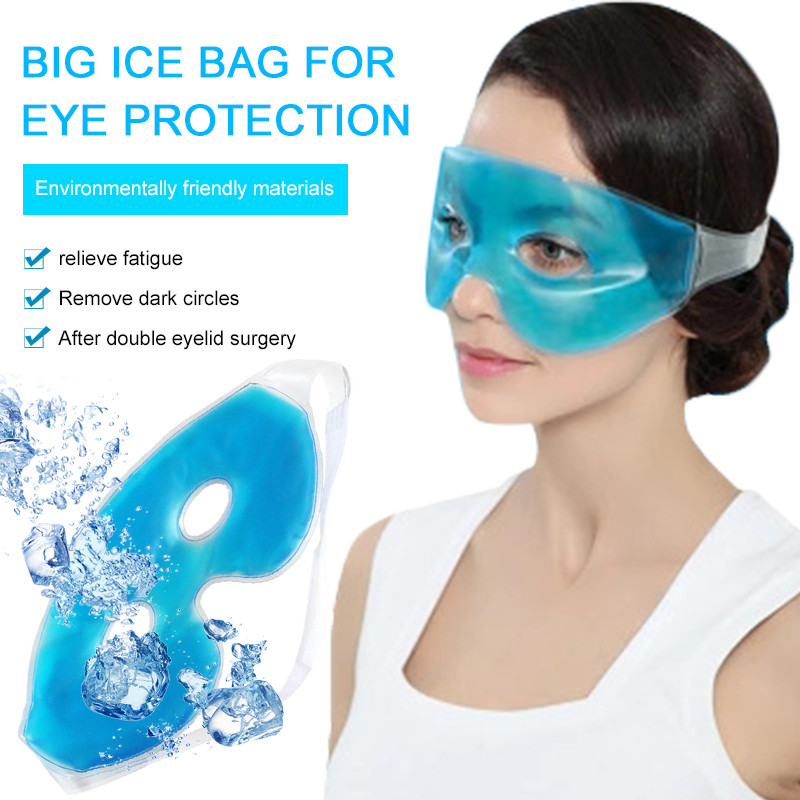 Cooling Ice Eye Mask For Fatigue Relief Dark Circles Reusable Cold Eye Mask For Puffy Eyes Relaxin 1