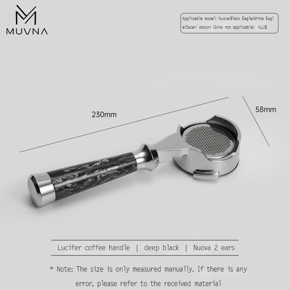 Professional Bottomless Portafilter Lucifer Series Naked Espresso Portafilter Compatible With E61 B 7