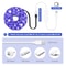 Tuya Smart Life WiFi RGB LED Light Strip Controller, 5V-24V, 3Pin/4Pin, Wireless Remote, Works with Alexa, Google Home