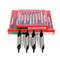 10Pcs HSS Center Drills Set (1mm-5mm), 60 Degree Combined Countersinks Angle Bit Tip Tool for Precision Drilling