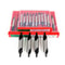 10Pcs HSS Center Drills Set (1mm-5mm), 60 Degree Combined Countersinks Angle Bit Tip Tool for Precision Drilling