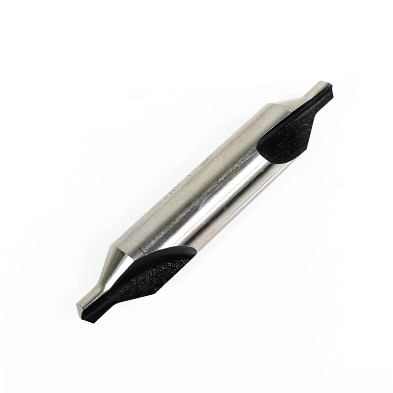 10Pcs HSS Center Drills Set (1mm-5mm), 60 Degree Combined Countersinks Angle Bit Tip Tool for Precision Drilling