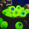 Glow in The Dark Eyeball Balls,32mm Halloween Bouncy Balls for Party Supplies,Spooky Luminous Toys,and Horror Themed bag