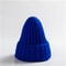 Trendy Knitted Beanie, Solid Color Winter Hat, Warm Ear Protection for Men and Women, Chunky Curl Edge Hood