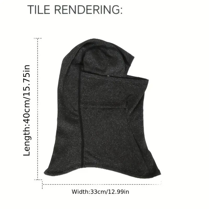 Thermal Winter Balaclava, Warm Fleece Face Mask for Cycling, Motorcycle, Skiing, and Outdoor Sports