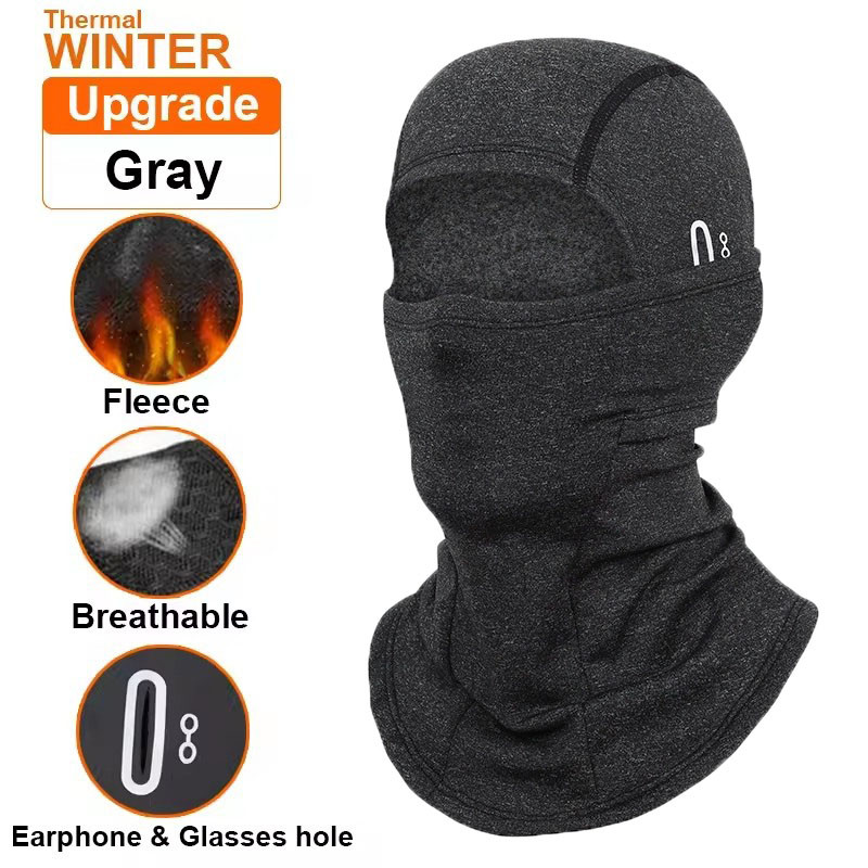 Thermal Winter Balaclava, Warm Fleece Face Mask for Cycling, Motorcycle, Skiing, and Outdoor Sports