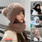 Knitted Scarf Beanie, Womens Winter Neck Warmer, Lovely Cold Protective Ear Protection