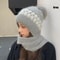 Knitted Scarf Beanie, Womens Winter Neck Warmer, Lovely Cold Protective Ear Protection
