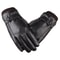 Mens Winter Gloves, Touch Screen, Windproof, Driving, Keep Warm, Black Mittens for Autumn and Business
