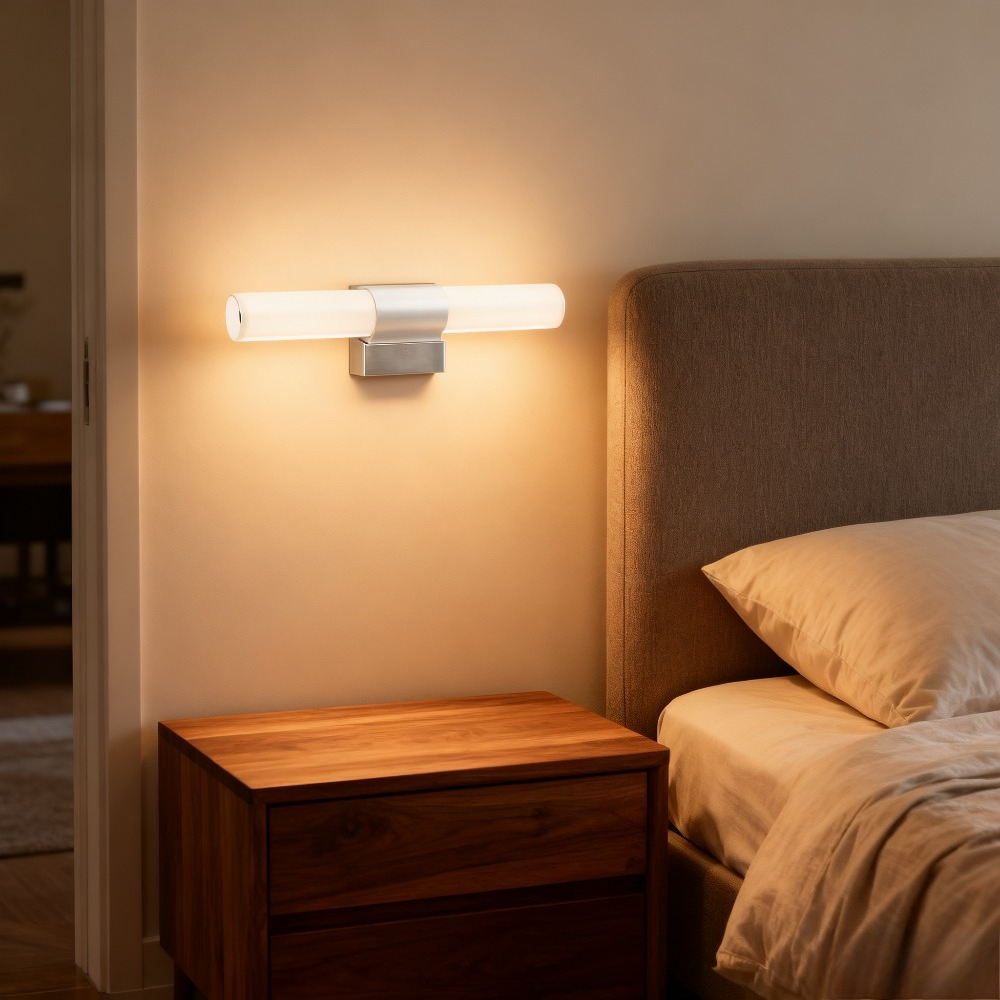 Nordic Style Vanity Light for Bathroom, Waterproof Mirror Lamp with Warm White for Bedroom