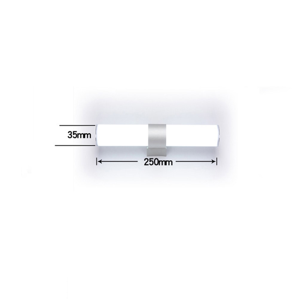 Nordic Style Vanity Light for Bathroom, Waterproof Mirror Lamp with Warm White for Bedroom