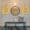 Living Room Woven Light Bedside Lamp Led Rattan Wall Lamp Bedroom E27 Retro Hemp Rope Decor Fixture 3