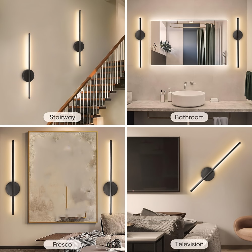 Wireless LED Light 5V Wall Sconce, Battery Operated Wall Sconce with Remote Control