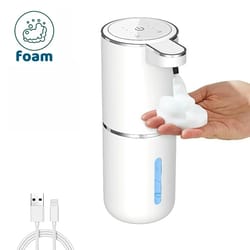 automatic liquid/foma soap dispenser, touchless electric dispenser, usb rechargeable with infrared sensor for bathroom,kitchen