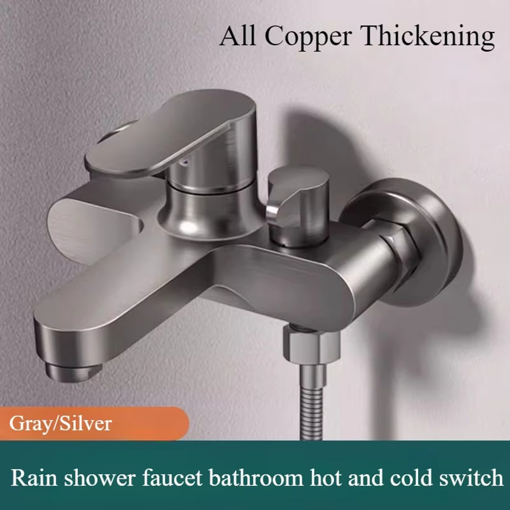 Bathtub Mixing Switch Triple Faucet Bathroom Shower Faucet Mixing Valve With Hot And Cold Shower Se 3
