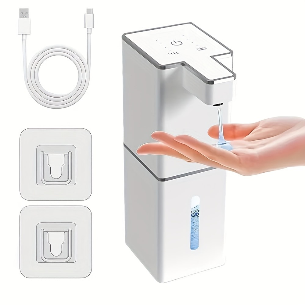 Touchless Automatic Sensor Soap Dispenser Wall Mounted Intelligent Induction Hand Cleaning Washing 1