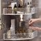 Clear Bathroom Shelf Glacier Design Wall Mount Corner Shelf Shower Caddy Organizer For Shampoo Soap 2