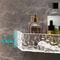 Clear Bathroom Shelf Glacier Design Wall Mount Corner Shelf Shower Caddy Organizer For Shampoo Soap 4