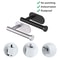 Stainless Steel No Punching Wall Mounted Toilet Paper Holder Rustproof Bathroom Kitchen Roll Paper 0