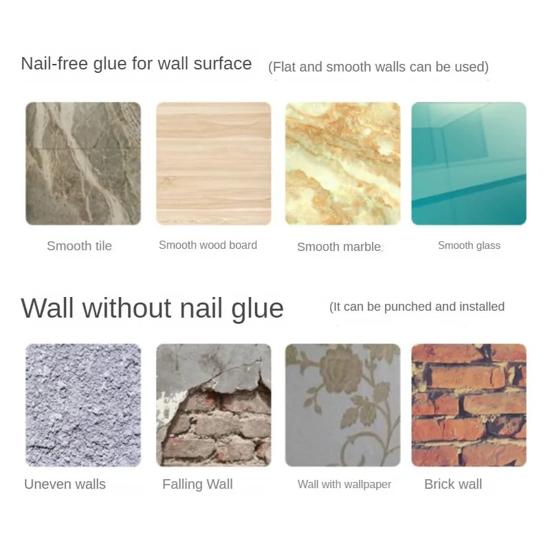 Stainless Steel No Punching Wall Mounted Toilet Paper Holder Rustproof Bathroom Kitchen Roll Paper 7