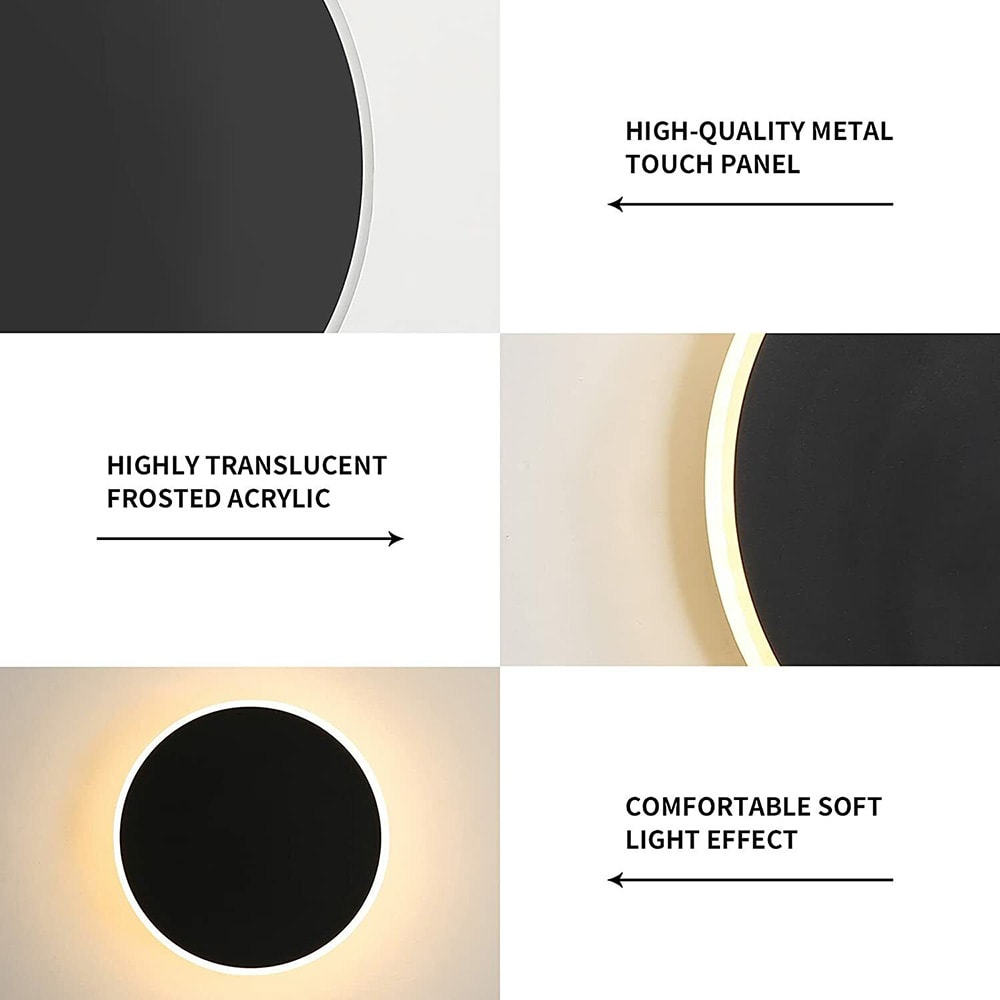 Modern LED Wall Light Touch Sensor LED Wall Lamp Living Room Decoration Minimalist Wall Light Fixtu 1