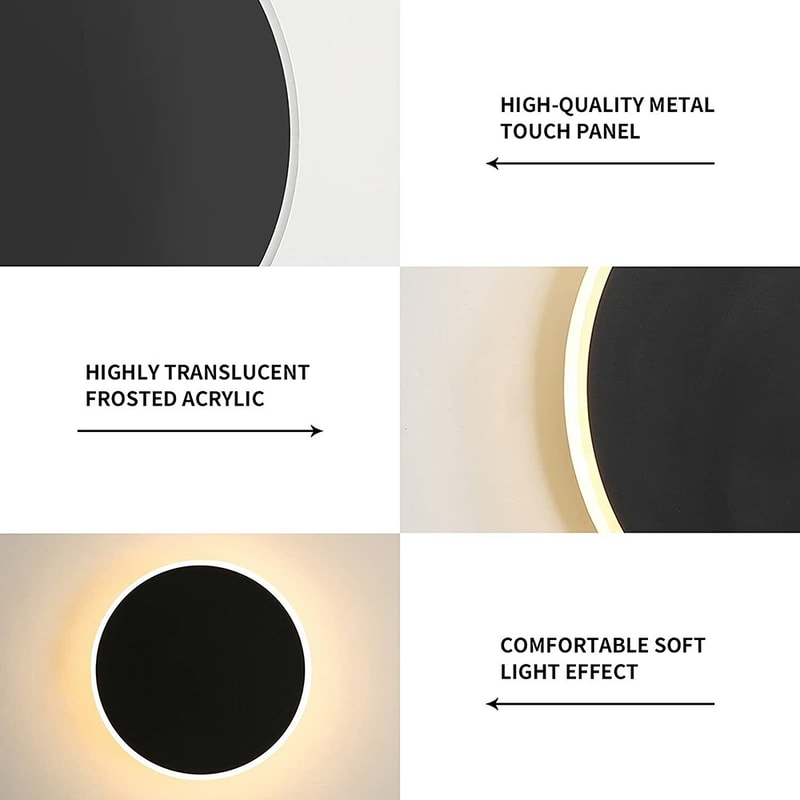 Modern LED Wall Light Touch Sensor LED Wall Lamp Living Room Decoration Minimalist Wall Light Fixtu 1