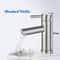 Matte Black Lavatory Basin Sink Bathroom Faucet Deck Mounted Hot Cold Mixer Taps Sink Tap Crane 1