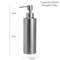 Stainless Steel Liquid Soap Dispenser Bottle Silver Rose Gold Lotion Pump For Hand Soap 4