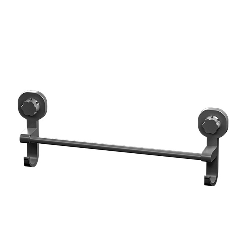 Punching-Free Bathroom Towel Rack, Wall-Hung Suction Cup Towel Rack, Telescopic Towel Bar Hook for Easy Installation