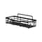 Wall-Mounted Drill-Free Iron Bathroom Shelf Organizer, Shower Storage Rack for Soap & Toiletries