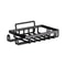 Wall-Mounted Drill-Free Iron Bathroom Shelf Organizer, Shower Storage Rack for Soap & Toiletries