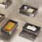 Wallmounted Space Aluminum Soap Dish Punchfree Bathroom Storage Rack Soap Box For Washroom 5