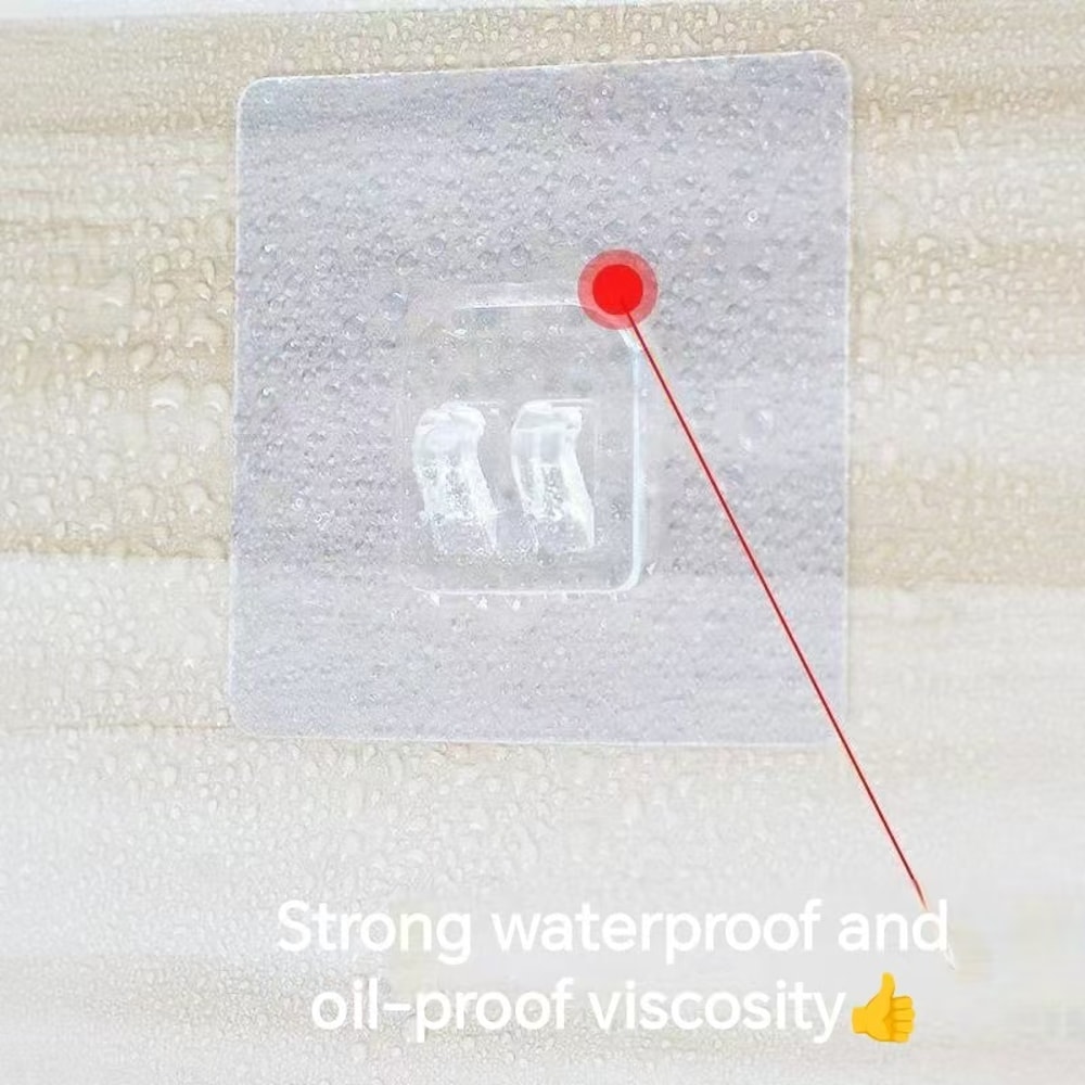 Self-adhesive Multi-purpose Hooks, Strong Sticker Hooks for Bathroom, Kitchen, Home and Decoration Organization