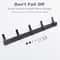 Aluminium Black Modern Hanging Hooks For Wall Bathroom Towel Holder Door Clothe Hanger Wall Mounted