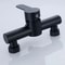 Stainless Steel Wall Mounted Triple Tub Faucet Hot And Cold Water Mixing Valve For Bathroom 2