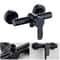 Stainless Steel Wall Mounted Triple Tub Faucet Hot And Cold Water Mixing Valve For Bathroom 3