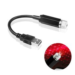 LED Car Roof Star Night Light Projector USB Lamp