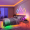 RGB Smart Room Wall Decoration Lights with Sound Control Music Sync Customizable Night Lights for