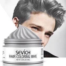 temporary hair color wax, easy to wash diy hair dye for beards, eyebrows & styling (dyed mud)
