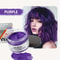 Temporary Hair Color Wax Easy to Wash DIY Hair Dye for Beards Eyebrows Styling Dyed Mud