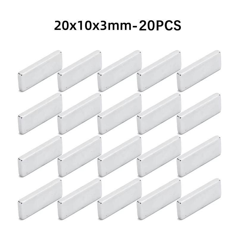 Powerful Square Neodymium Magnets, High-Strength Refrigerator Stickers & DIY Magnets