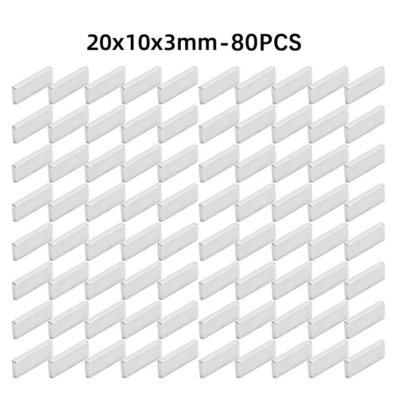 Powerful Square Neodymium Magnets, High-Strength Refrigerator Stickers & DIY Magnets