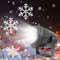 Christmas Laser Projector Light with Snowflake Effects Waterproof Rotating LED Stage Lights for Fe