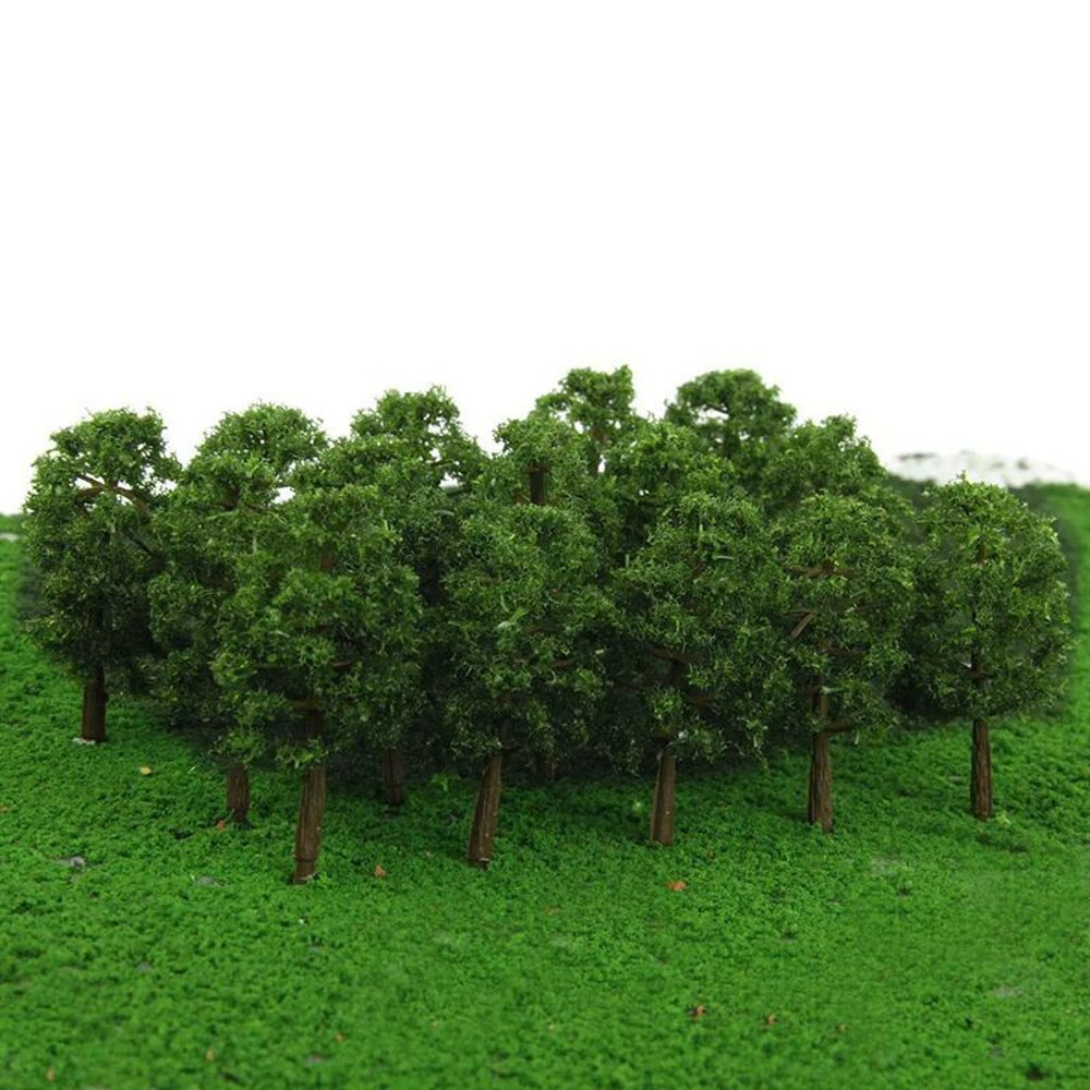 Mini Model Trees For Micro Landscape Decor DIY Scale Architectural Layout Train Scenery  Nature Toy 0