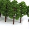 Mini Model Trees For Micro Landscape Decor DIY Scale Architectural Layout Train Scenery Nature Toy 2