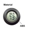 Mini Hygrometer Thermometer Round Digital LCD Monitor For Indoor Room Fahrenheit Celsius Humidity 3