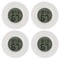 Mini Hygrometer Thermometer Round Digital LCD Monitor For Indoor Room Fahrenheit Celsius Humidity 6