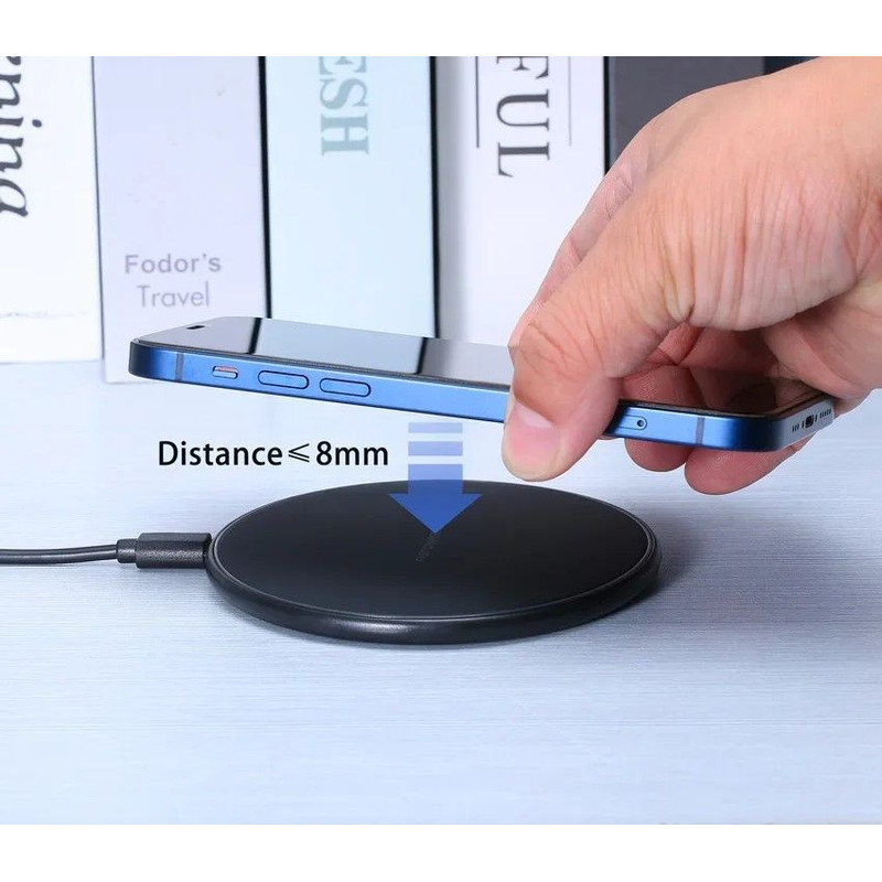 30W Fast Wireless Charger Pad QiCertified Charging Station for iPhone 151413 Samsung S23S22 X