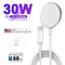 30W MagSafe Magnetic Wireless Charger For IPhone 161514131211XXRXS87 Fast TypeC Charging Cable 0